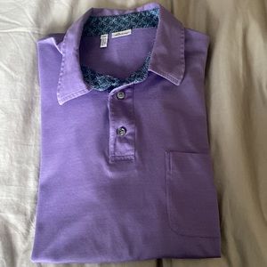 Men’s Brioni Polo - Purple - XXL